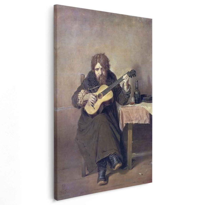 Solitary Guitarist (1865) by Vasily Perov
