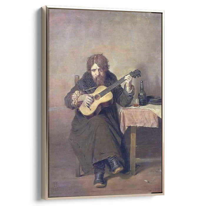 Solitary Guitarist (1865) by Vasily Perov