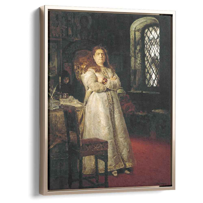 Tsarevna Sophia Alexeevna in the Novodevitchy Convent (1879) by Ilya Repin