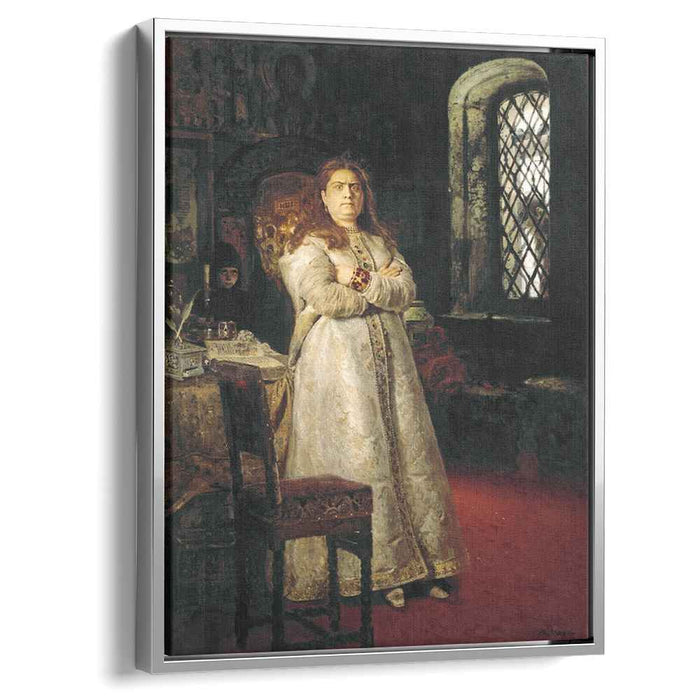 Tsarevna Sophia Alexeevna in the Novodevitchy Convent (1879) by Ilya Repin
