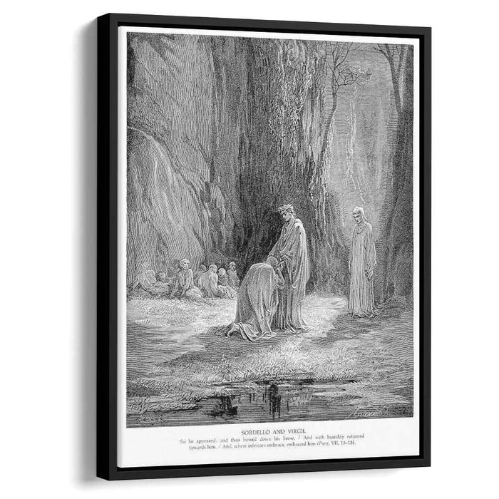 Sordello and Virgil by Gustave Dore