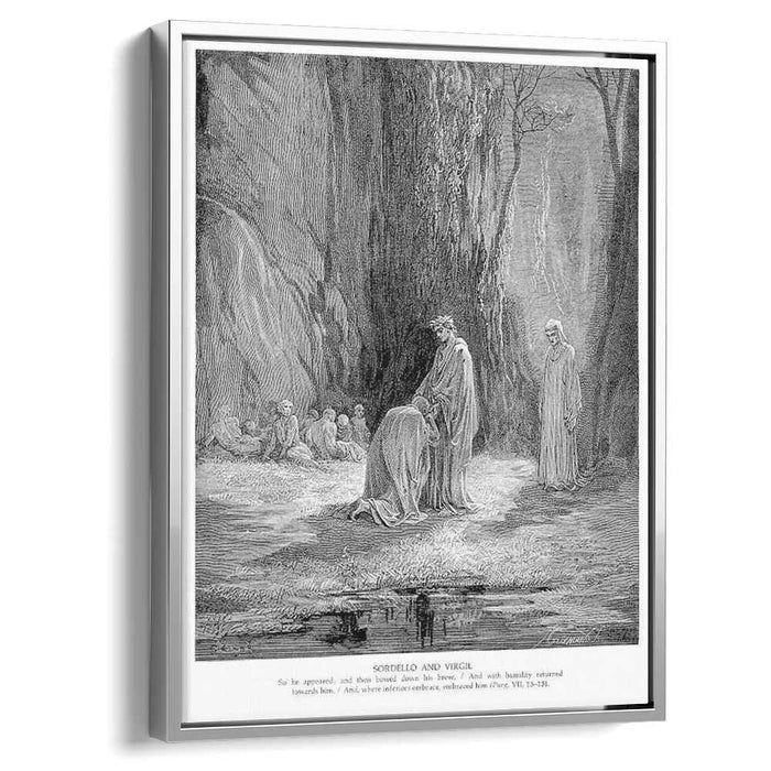 Sordello and Virgil by Gustave Dore