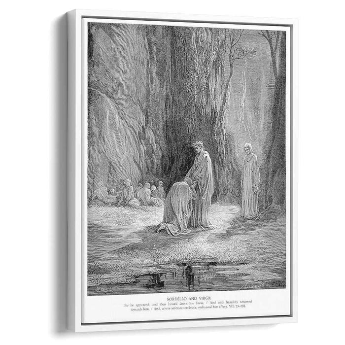 Sordello and Virgil by Gustave Dore