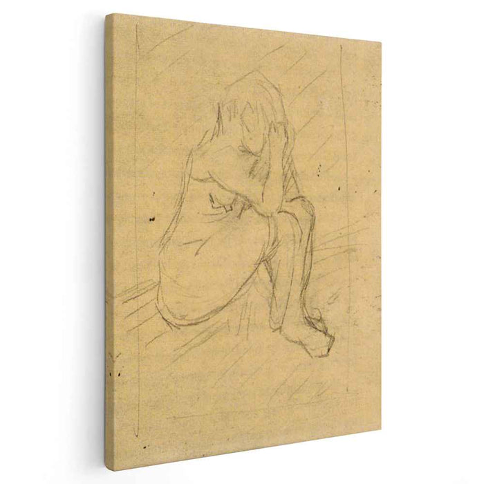 Sorrowing Woman (1887) by Vincent van Gogh