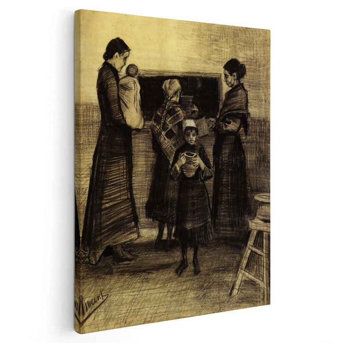 Soup Distribution in a Public Soup Kitchen (1883) by Vincent van Gogh