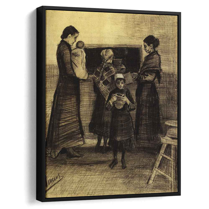 Soup Distribution in a Public Soup Kitchen (1883) by Vincent van Gogh