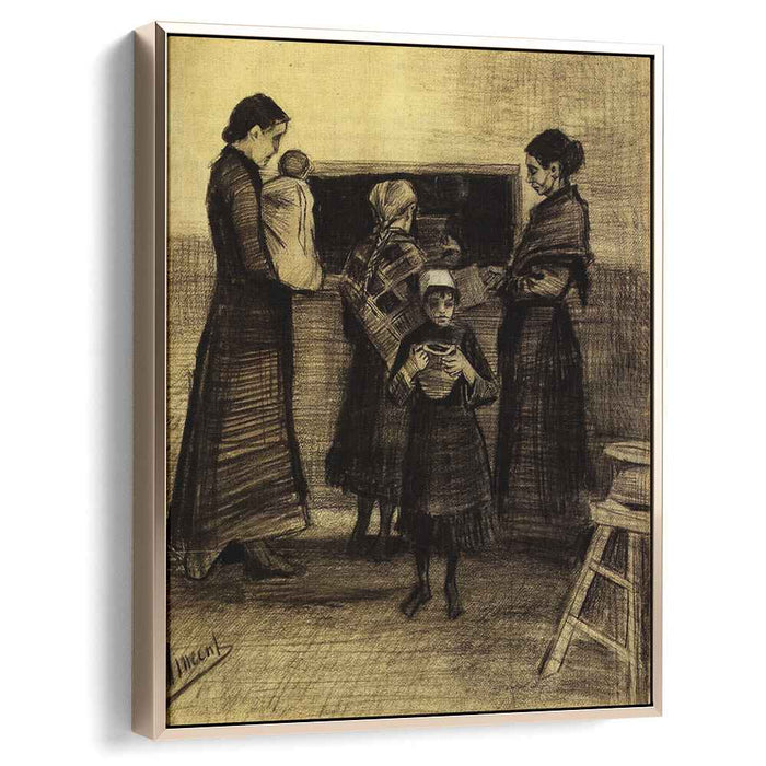 Soup Distribution in a Public Soup Kitchen (1883) by Vincent van Gogh