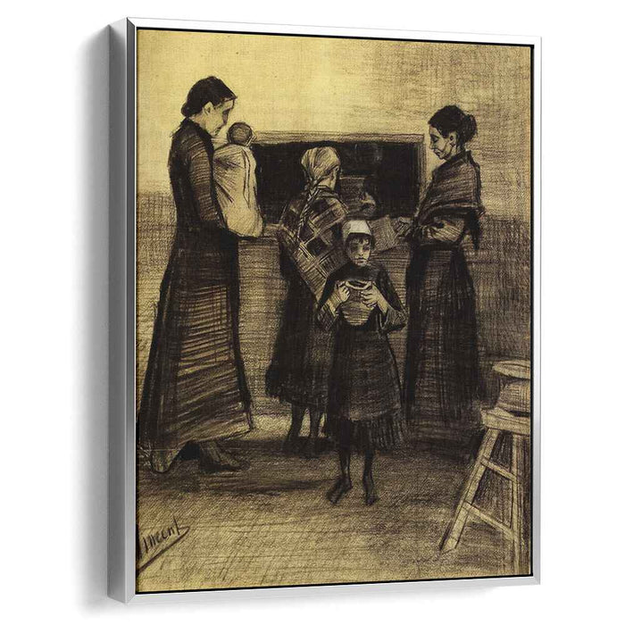 Soup Distribution in a Public Soup Kitchen (1883) by Vincent van Gogh