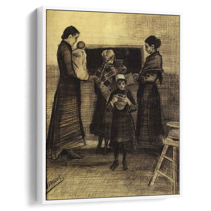 Soup Distribution in a Public Soup Kitchen (1883) by Vincent van Gogh