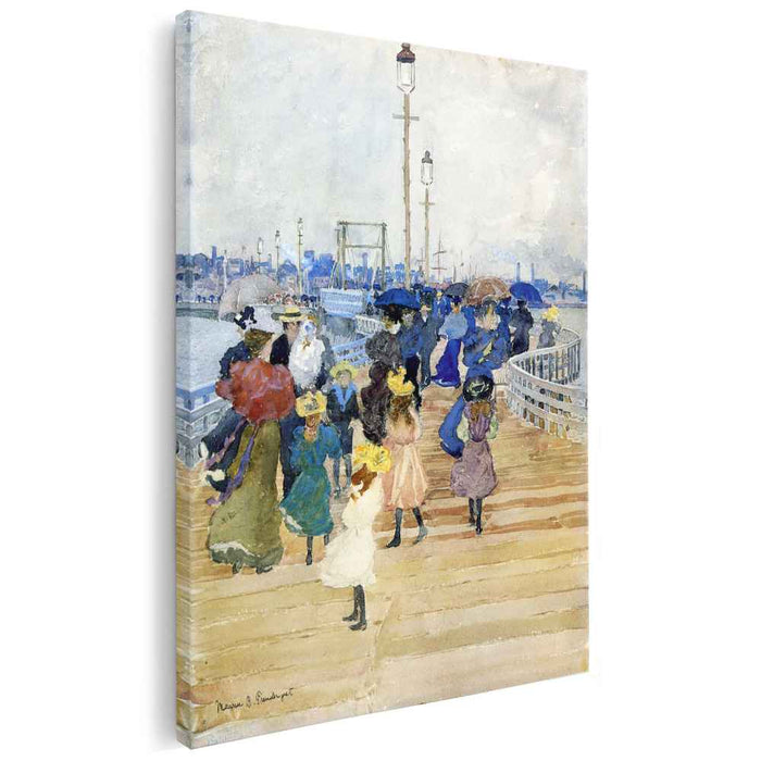 South Boston Pier (also known as Atlantic City Pier) (1896) by Maurice Prendergast