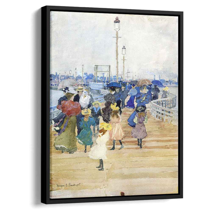 South Boston Pier (also known as Atlantic City Pier) (1896) by Maurice Prendergast