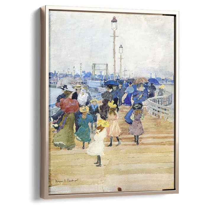 South Boston Pier (also known as Atlantic City Pier) (1896) by Maurice Prendergast