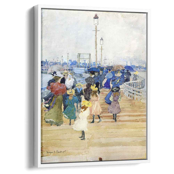 South Boston Pier (also known as Atlantic City Pier) (1896) by Maurice Prendergast
