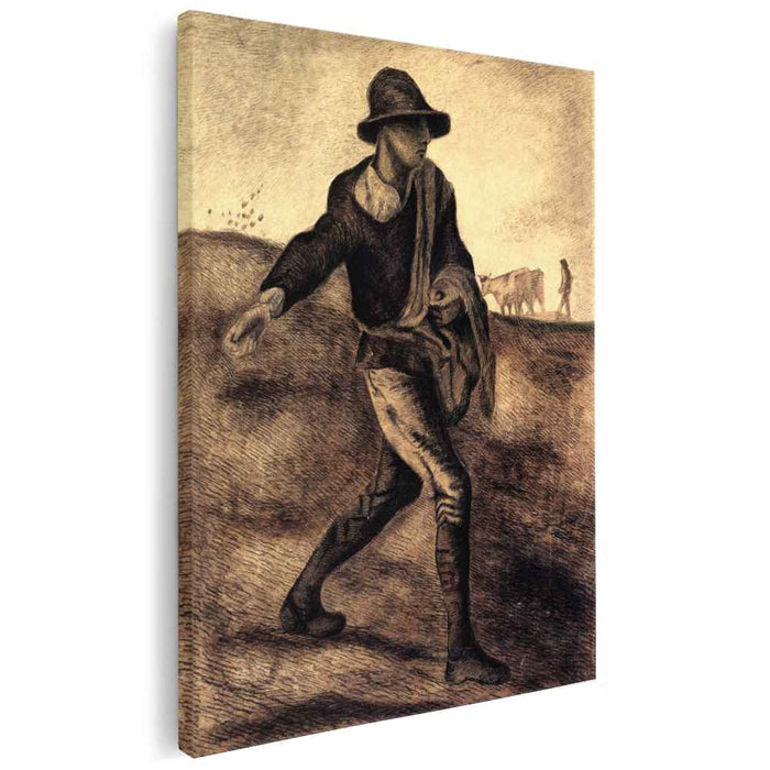 Sower (after Millet) (1881) by Vincent van Gogh