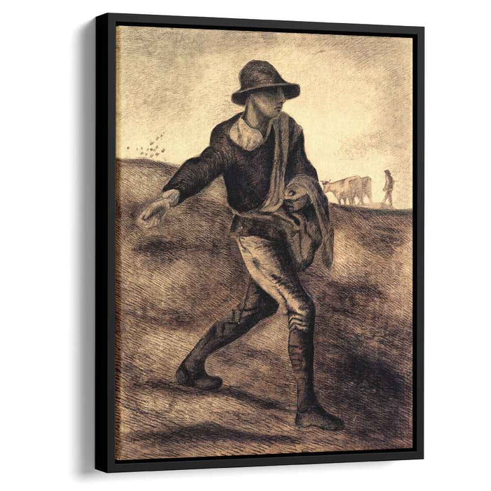 Sower (after Millet) (1881) by Vincent van Gogh