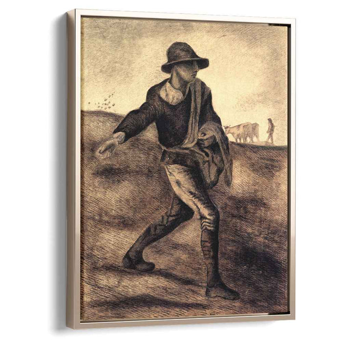 Sower (after Millet) (1881) by Vincent van Gogh