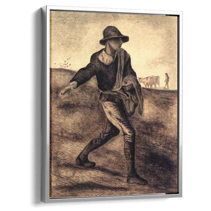 Sower (after Millet) (1881) by Vincent van Gogh