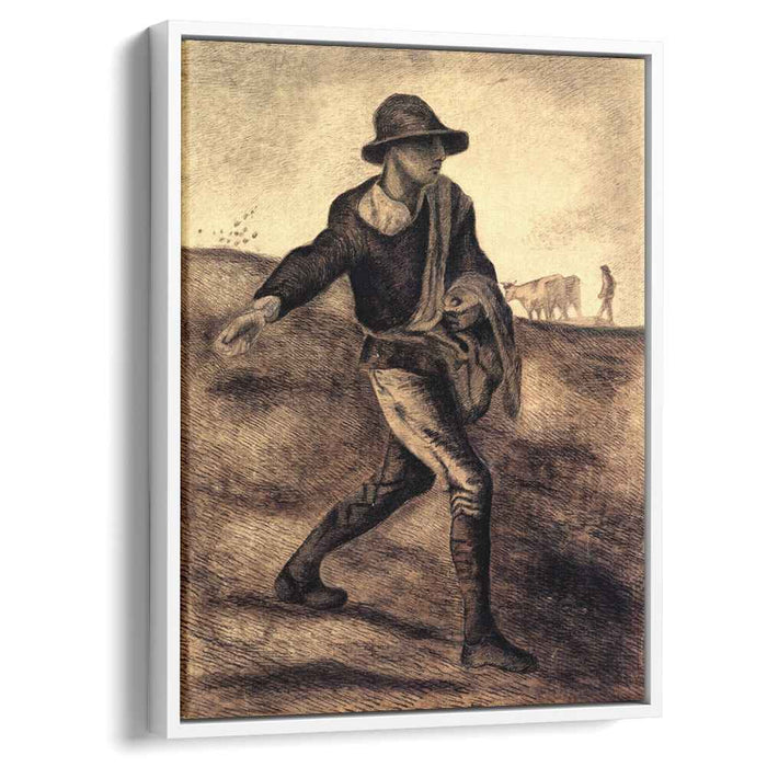 Sower (after Millet) (1881) by Vincent van Gogh