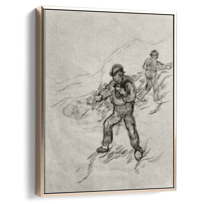 Sowers (1890) by Vincent van Gogh