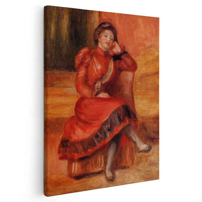 Spanish Dancer in a Red Dress (1896) by Pierre-Auguste Renoir