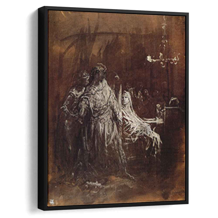 Spectrum appearance of Banquo by Gustave Dore