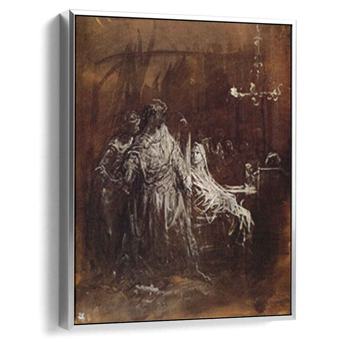 Spectrum appearance of Banquo by Gustave Dore