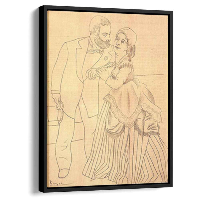 Spouses Sisley after the 'The Betrothed' by Auguste Renoir (1919) by Pablo Picasso