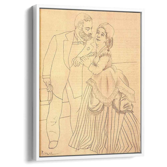 Spouses Sisley after the 'The Betrothed' by Auguste Renoir (1919) by Pablo Picasso