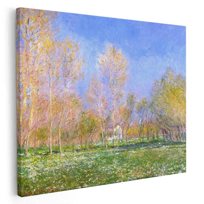 Springtime in Giverny (1890) by Claude Monet
