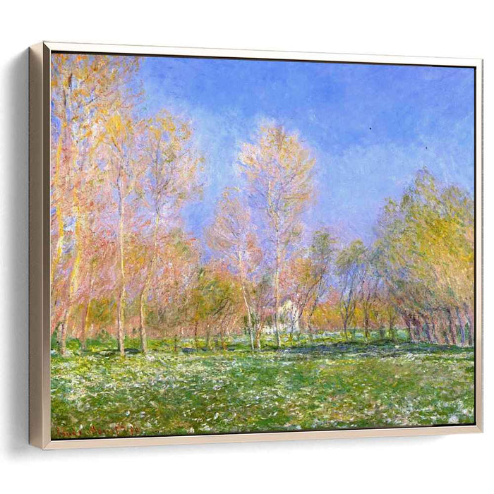 Springtime in Giverny (1890) by Claude Monet