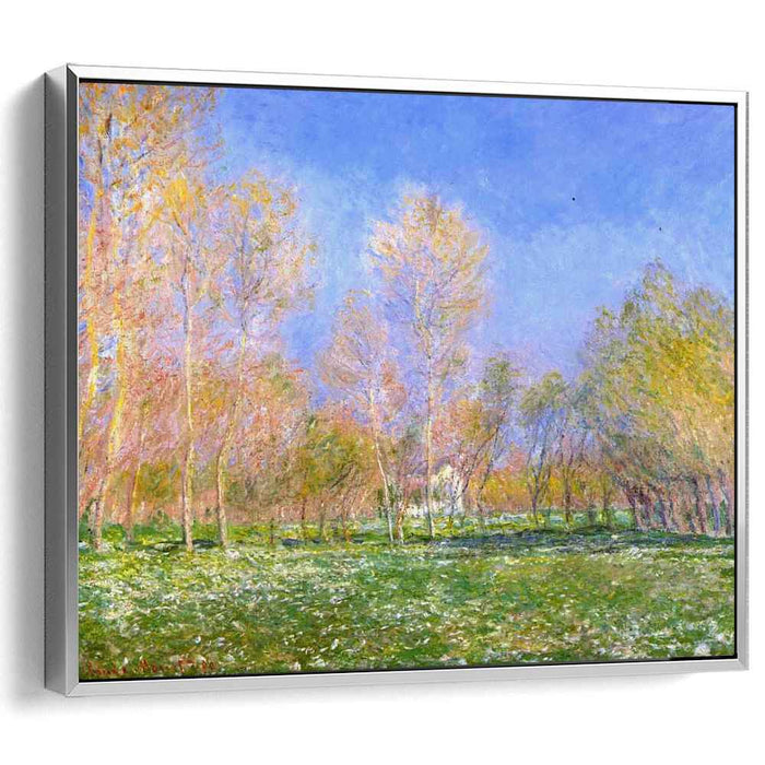 Springtime in Giverny (1890) by Claude Monet