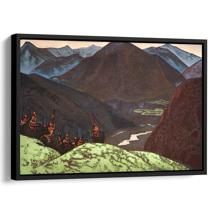 Squad of Geser Khan (1931) by Nicholas Roerich