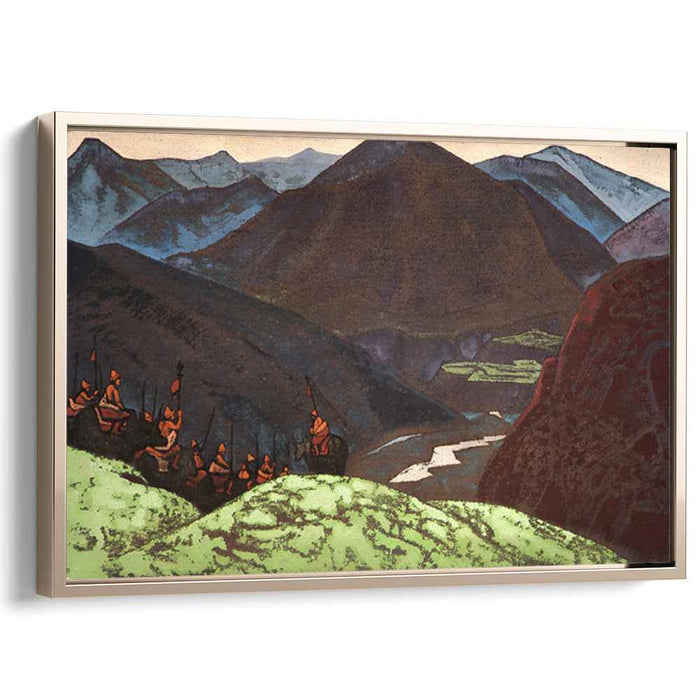 Squad of Geser Khan (1931) by Nicholas Roerich