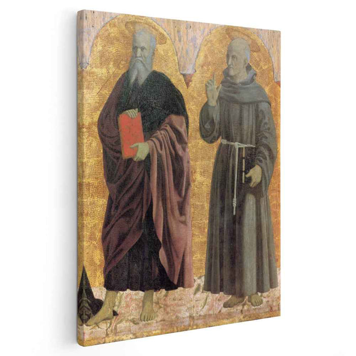 St. Andrew and St. Bernardino (1464) by Piero della Francesca