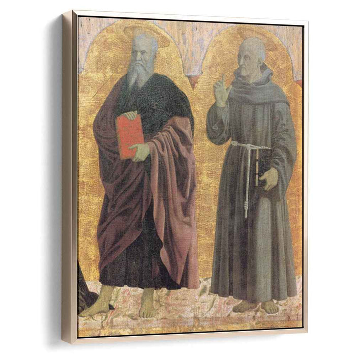 St. Andrew and St. Bernardino (1464) by Piero della Francesca