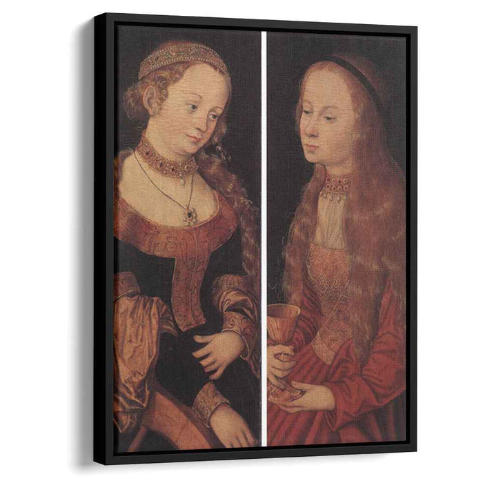 St. Catherine and St. Barbara by Lucas Cranach the Elder