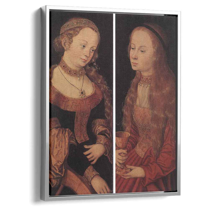 St. Catherine and St. Barbara by Lucas Cranach the Elder