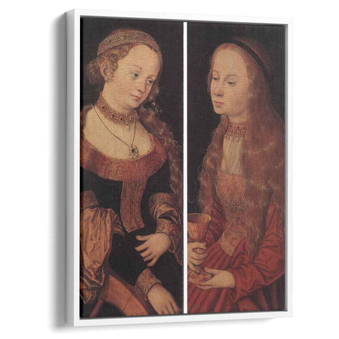 St. Catherine and St. Barbara by Lucas Cranach the Elder