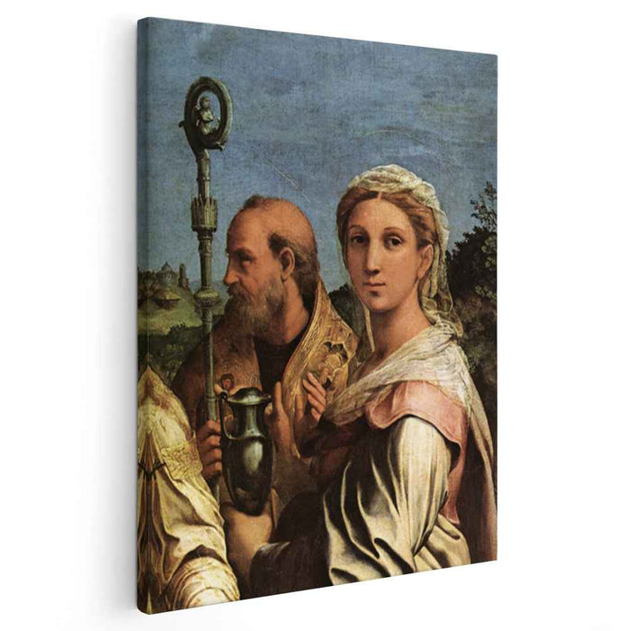 St. Cecilia with Saints (detail) (1516) by Raphael