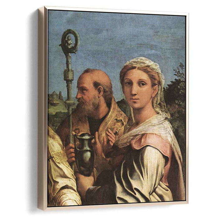 St. Cecilia with Saints (detail) (1516) by Raphael