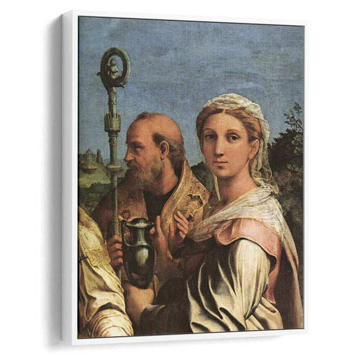 St. Cecilia with Saints (detail) (1516) by Raphael