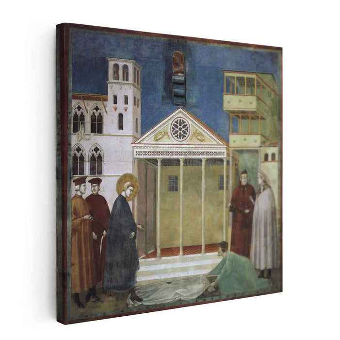 St. Francis Honoured by a Simple Man (1300) by Giotto