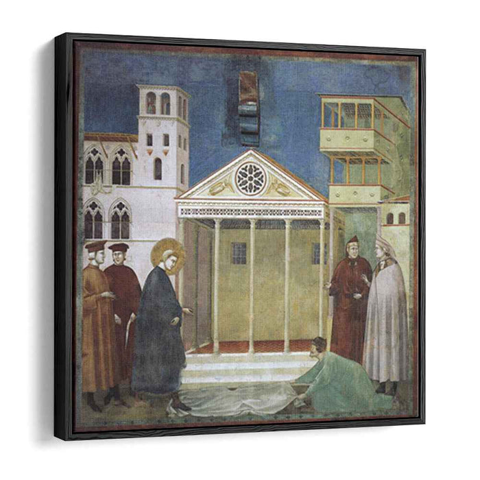 St. Francis Honoured by a Simple Man (1300) by Giotto