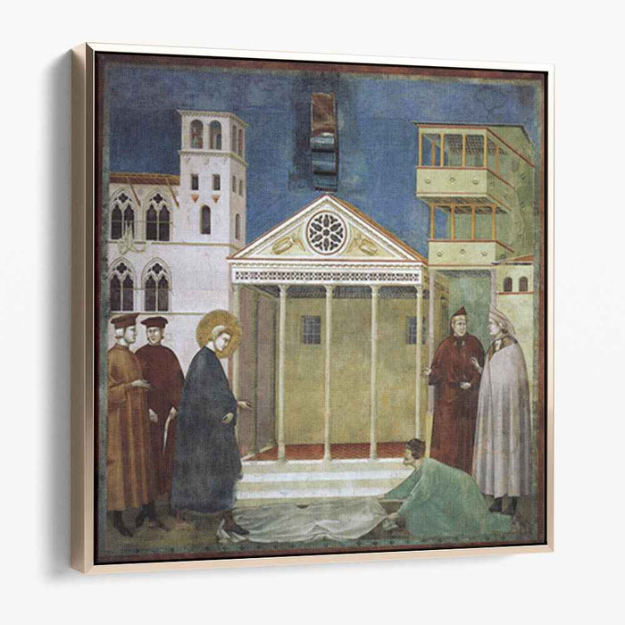 St. Francis Honoured by a Simple Man (1300) by Giotto