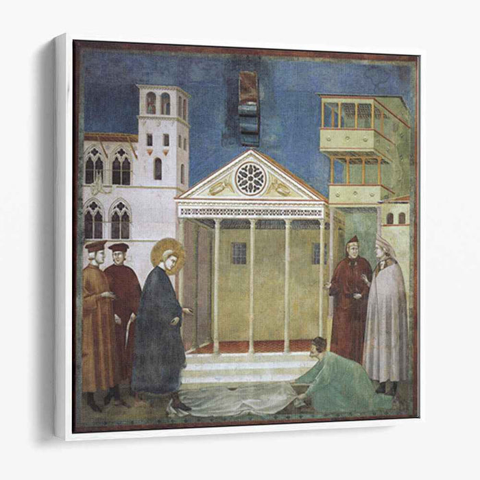 St. Francis Honoured by a Simple Man (1300) by Giotto