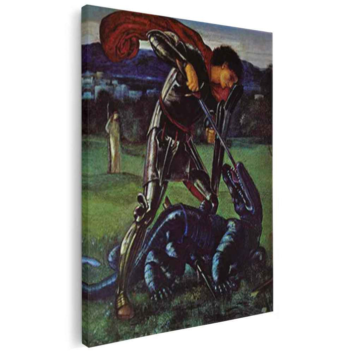 St. George and the Dragon (1868) by Edward Burne-Jones