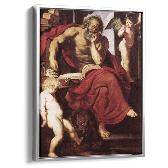 St. Jerome in His Hermitage (1609) by Peter Paul Rubens