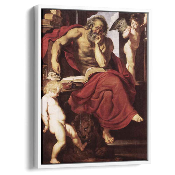 St. Jerome in His Hermitage (1609) by Peter Paul Rubens