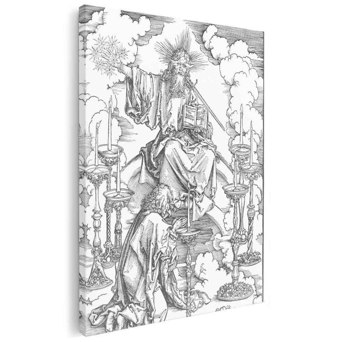 St John`s Vision of Christ and the Seven Candlesticks (1498) by Albrecht Durer