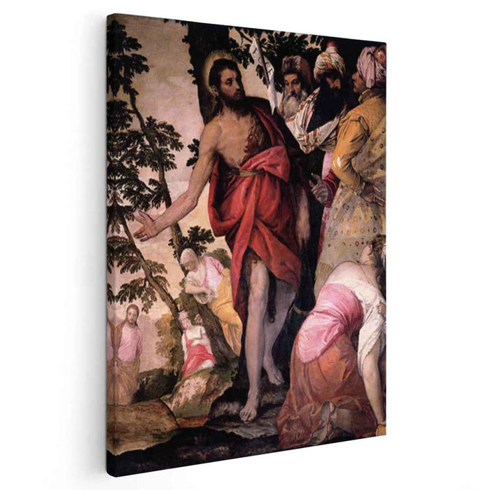 St John the Baptist Preaching (1562) by Paolo Veronese